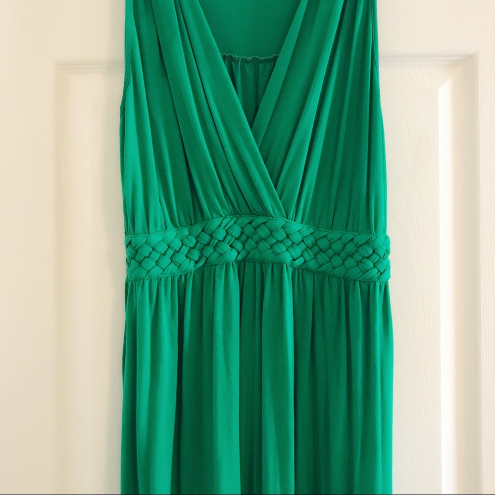 Green summer dress